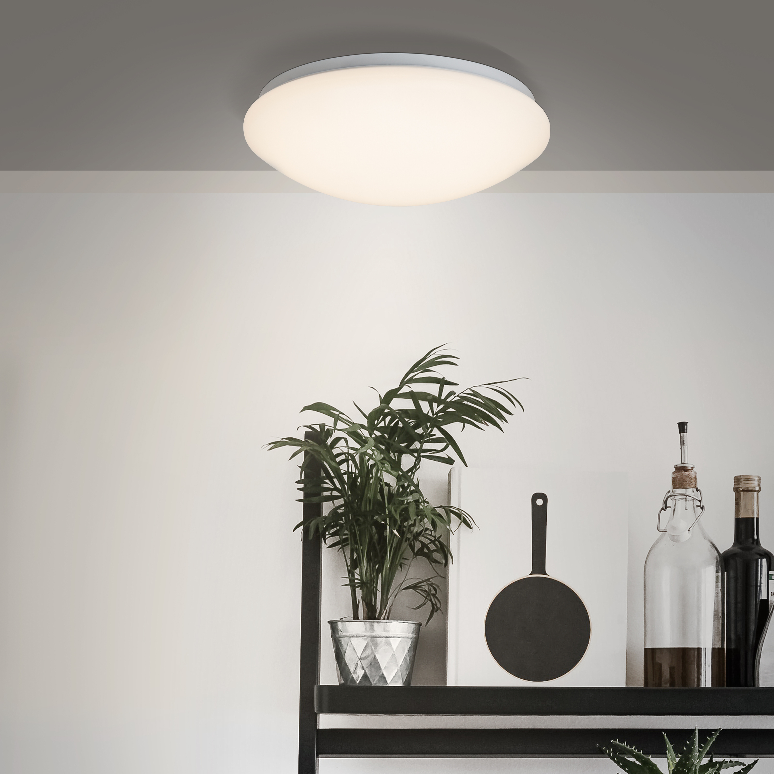 Fakir LED Wand- und Sensor | Deckenleuchte weiß/warmweiß G94306/05 32cm