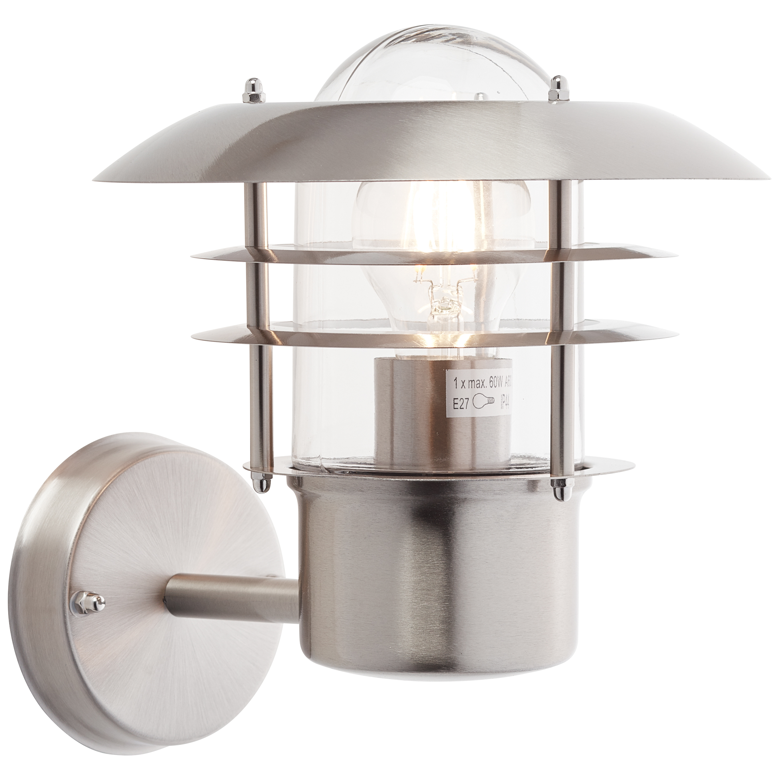 Terrence outdoor wall light standing stainless steel