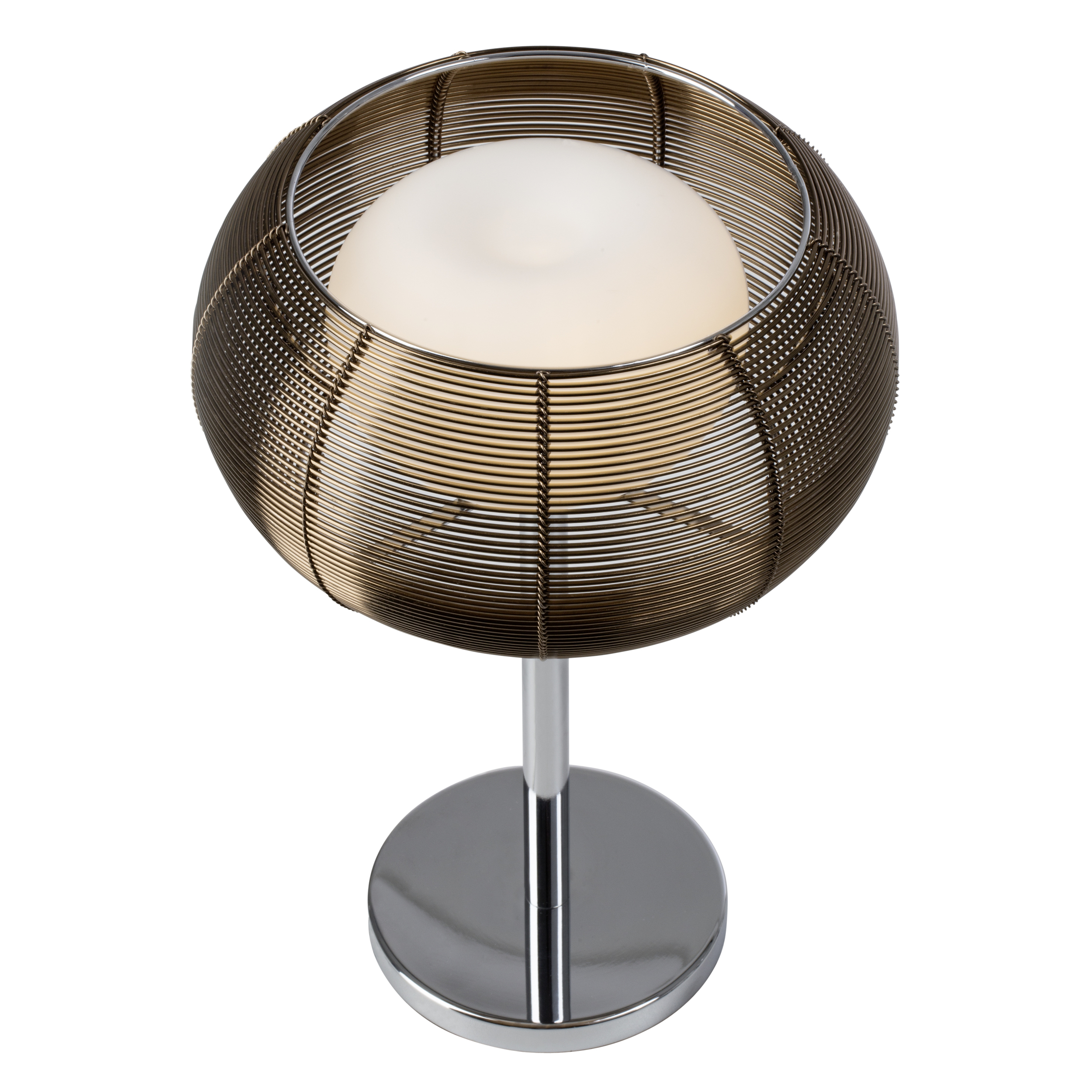 Tischleuchten Relax bronze/chrom Metall/Glas