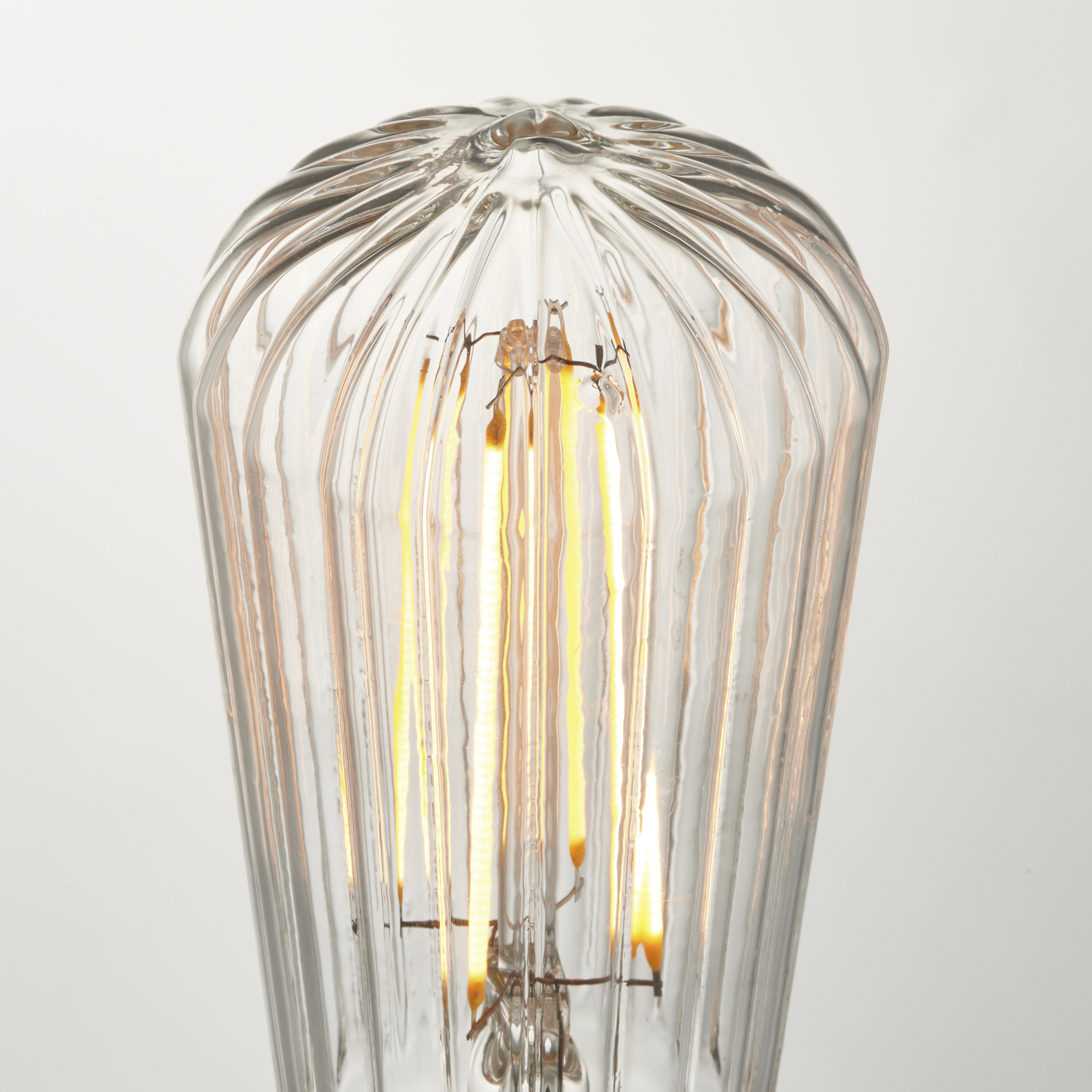 Leuchtmittel Filament Bulb transparent/warmweiß Glas/Metall
