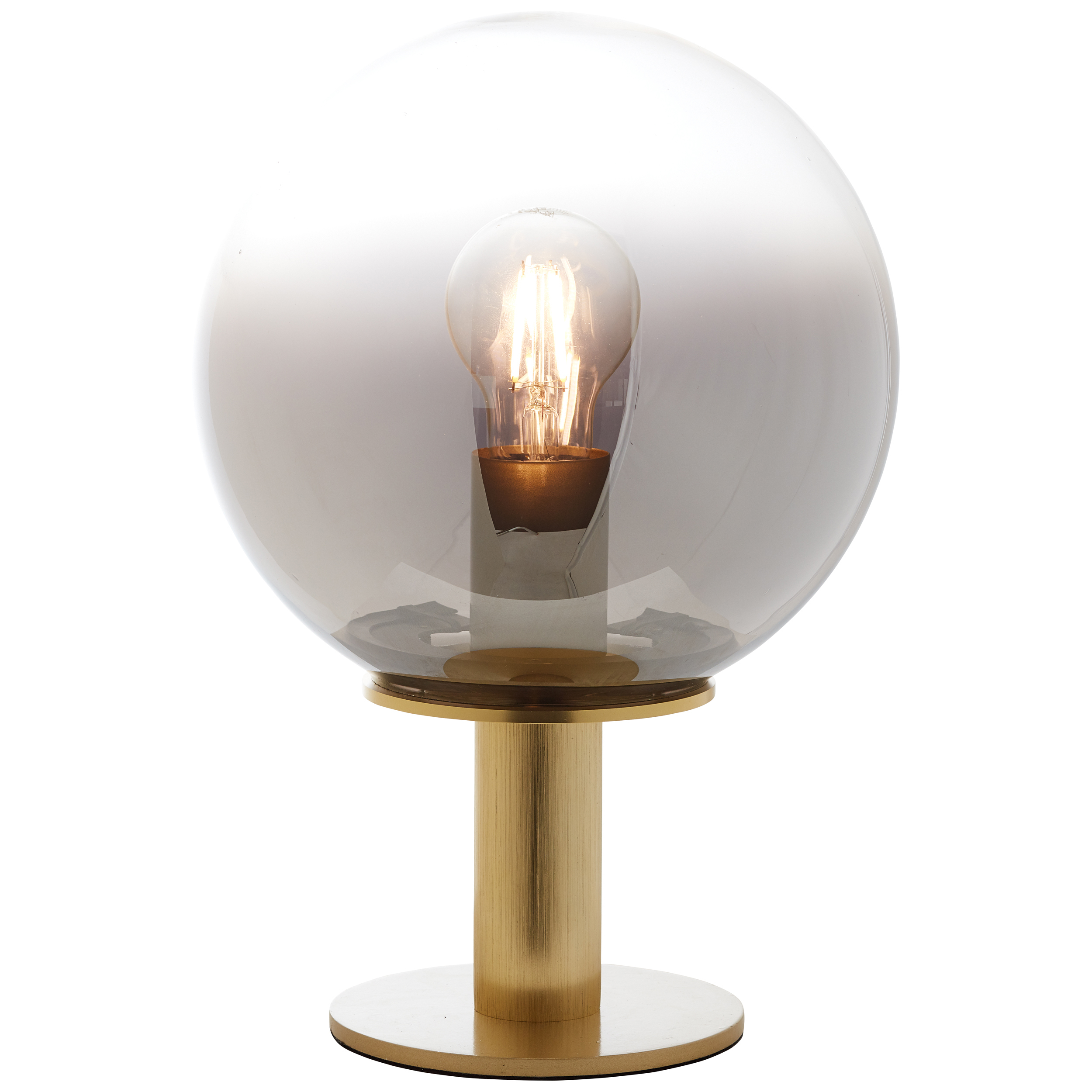 Gould table lamp gold/smoked glass