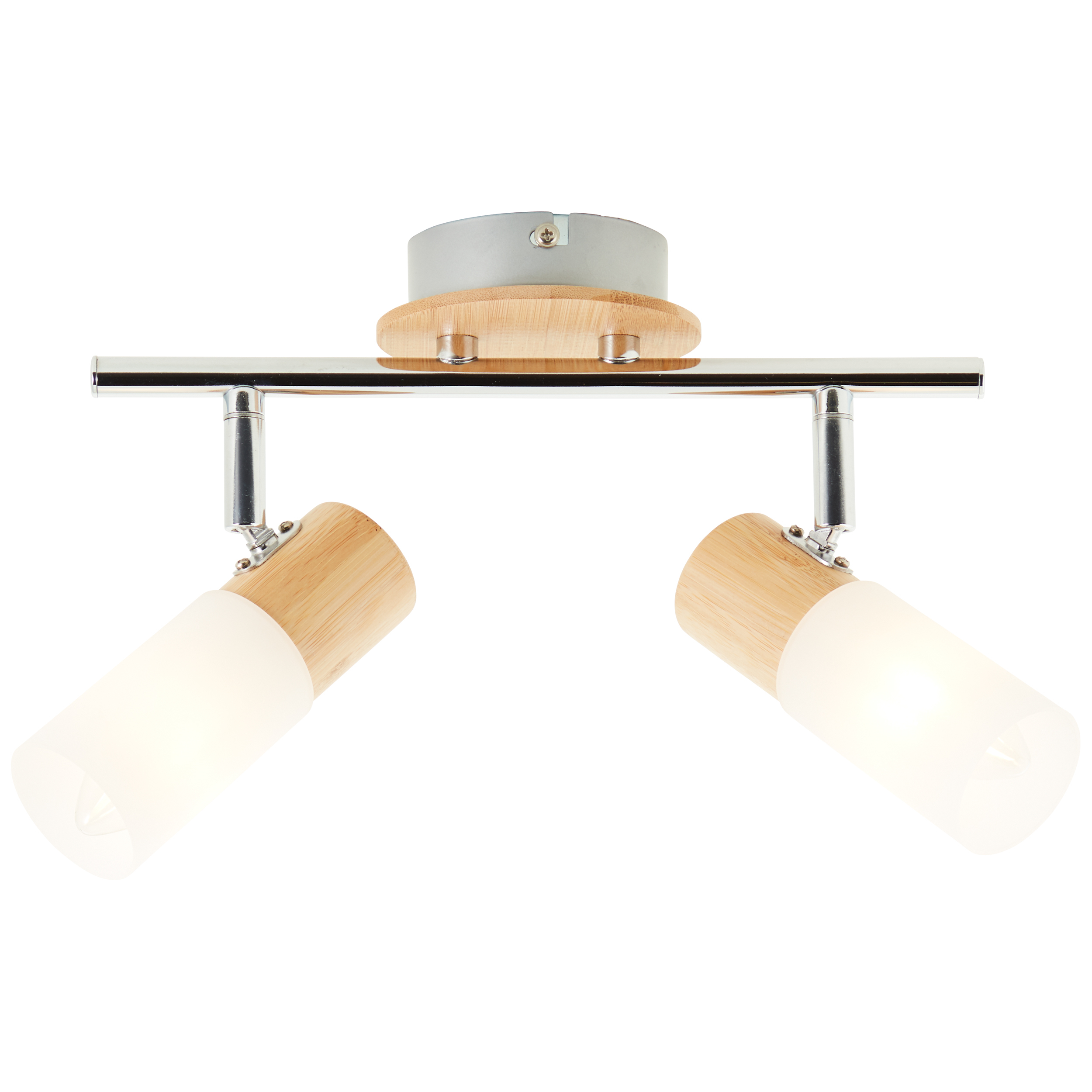 Babsan spotlight tube 2flg wood light/white