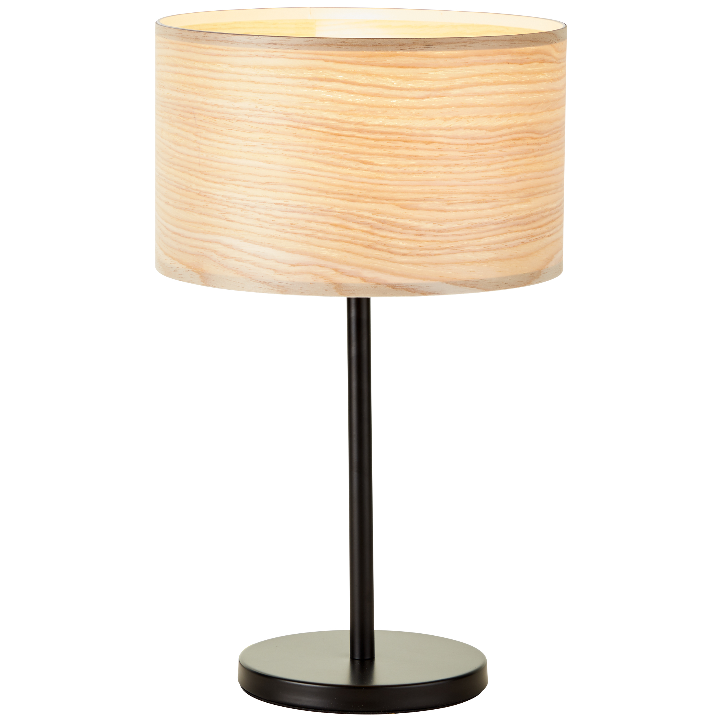 Romm table lamp wood light/black