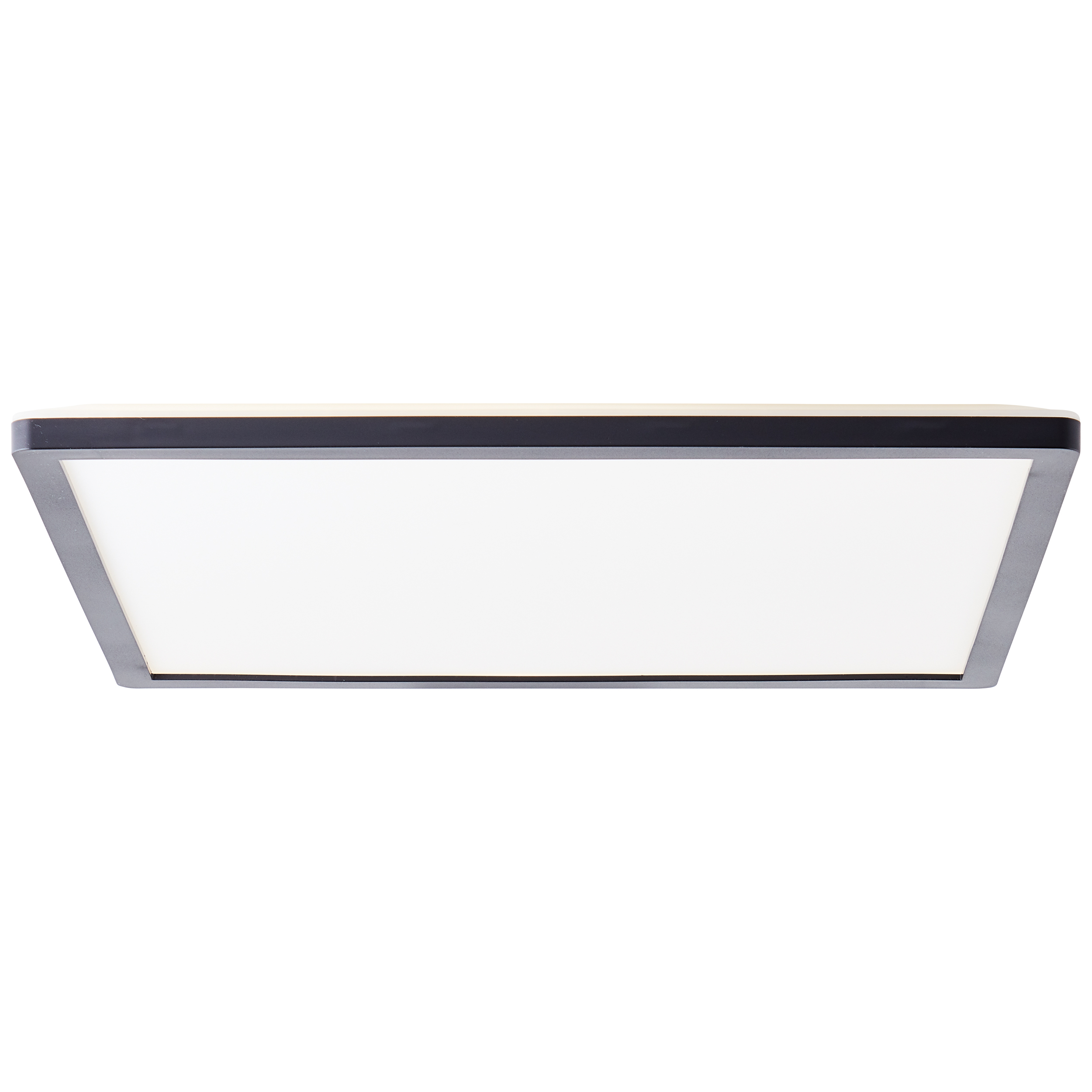 Milton LED surface-mounted ceiling panel 42x42cm black/white