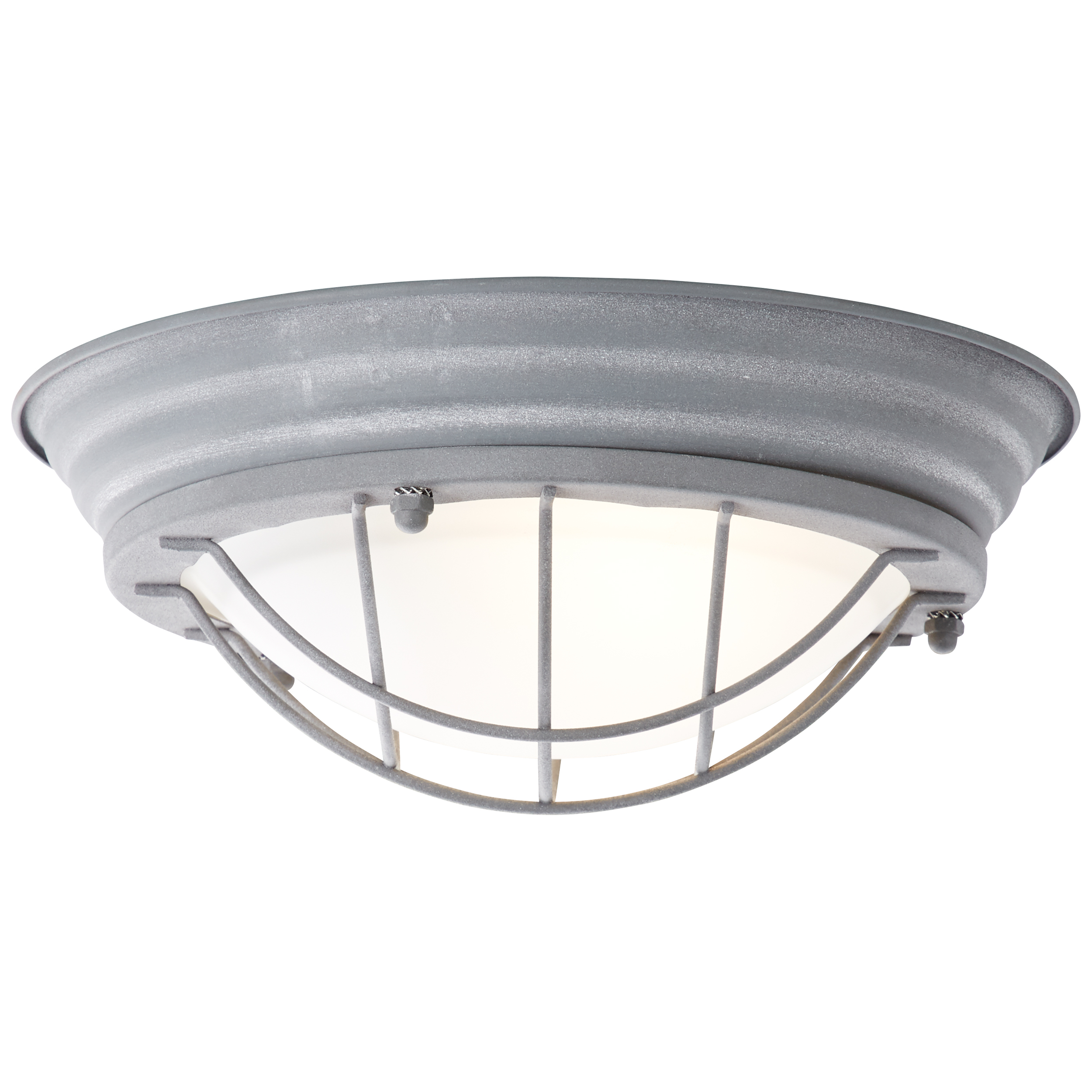 Typhoon wall and ceiling light 29cm grey concrete/white