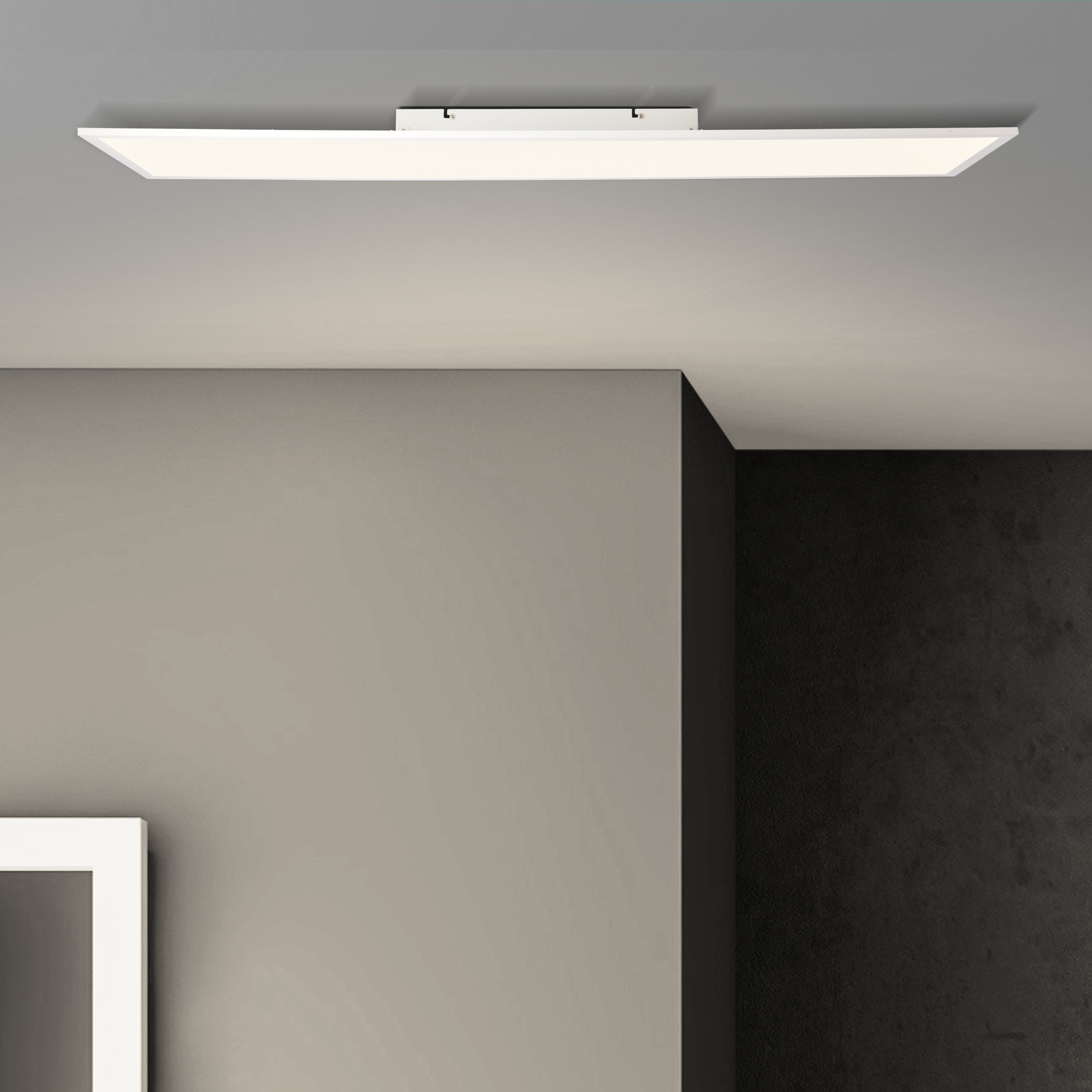 Buffi LED Deckenaufbau-Paneel weiß | 120x30cm G90359A05