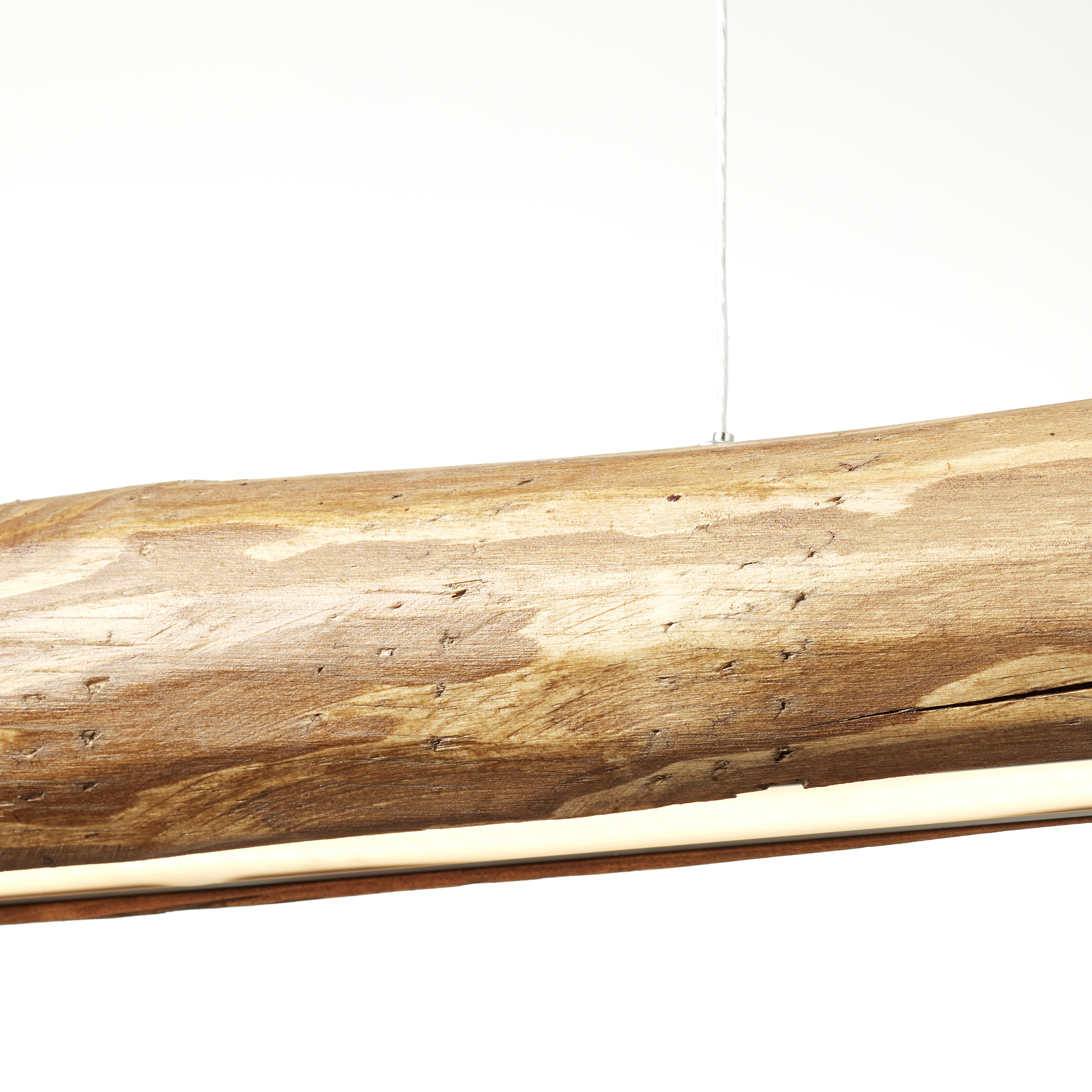 Pendelleuchten Odun kiefer gebeizt Holz/Metall